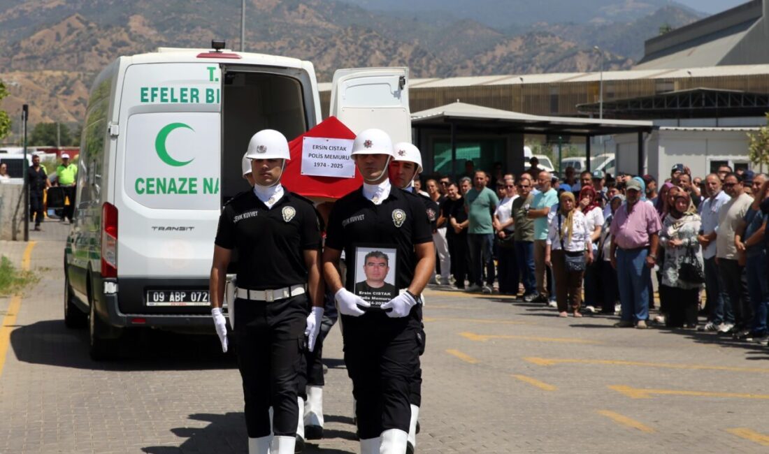 Denizli'de geçirdiği kalp krizi sonucu hayatını kaybeden polis memuru için,