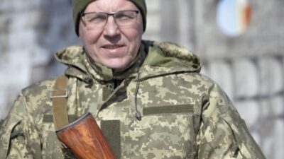 Eski Ukrayna Parlamento Başkanı Andriy Parubiy, Ukrayna’nın Lviv şehrinde yerel saatle 09.00 sıralarında