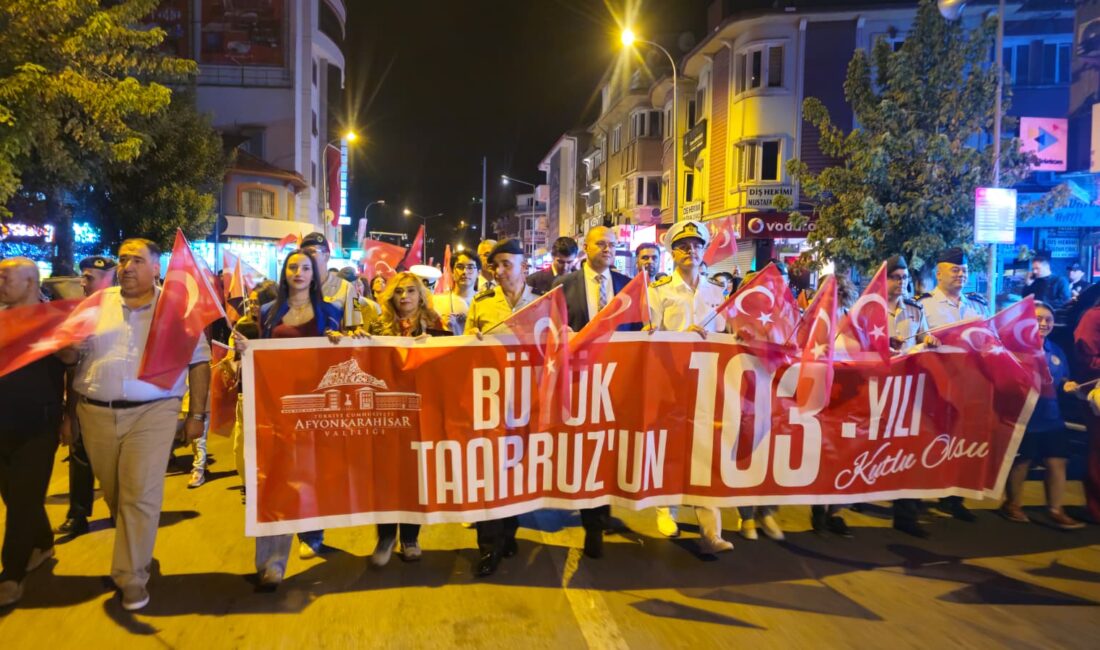 Afyonkarahisar, Büyük Taarruz’un 103. yıl dönümünü ve 30 Ağustos Zafer