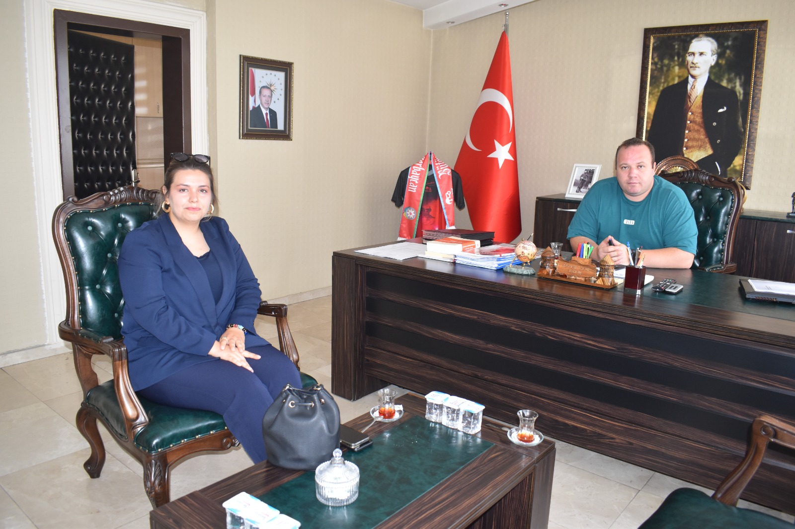
Kanal 3 Bölge Koordinatörü Berna Uğur Türksoy, Çay ilçesine yeni