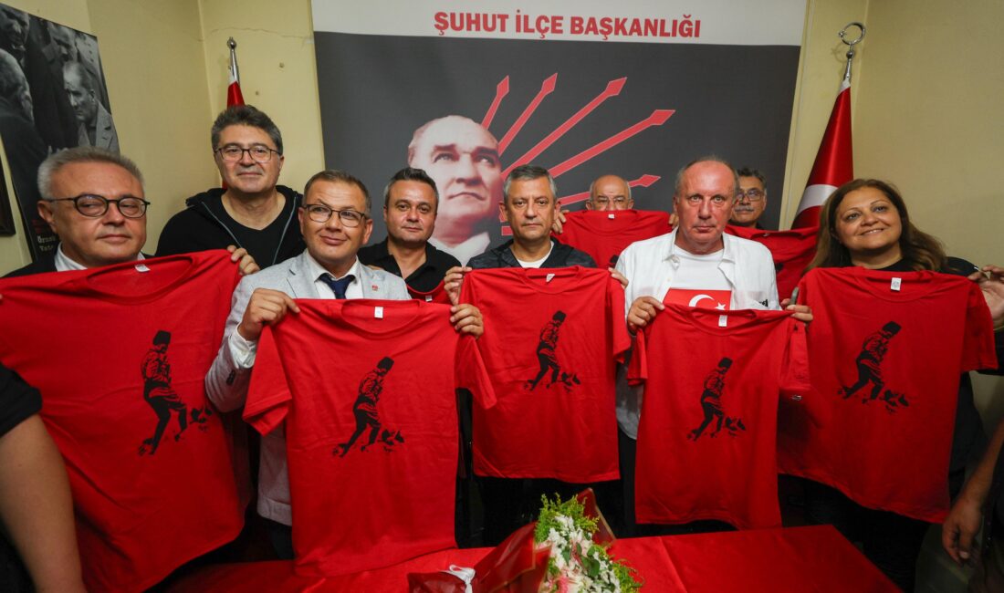 Büyük Taarruz’un 103. yıl dönümü kapsamında Afyonkarahisar’a gelen Cumhuriyet Halk