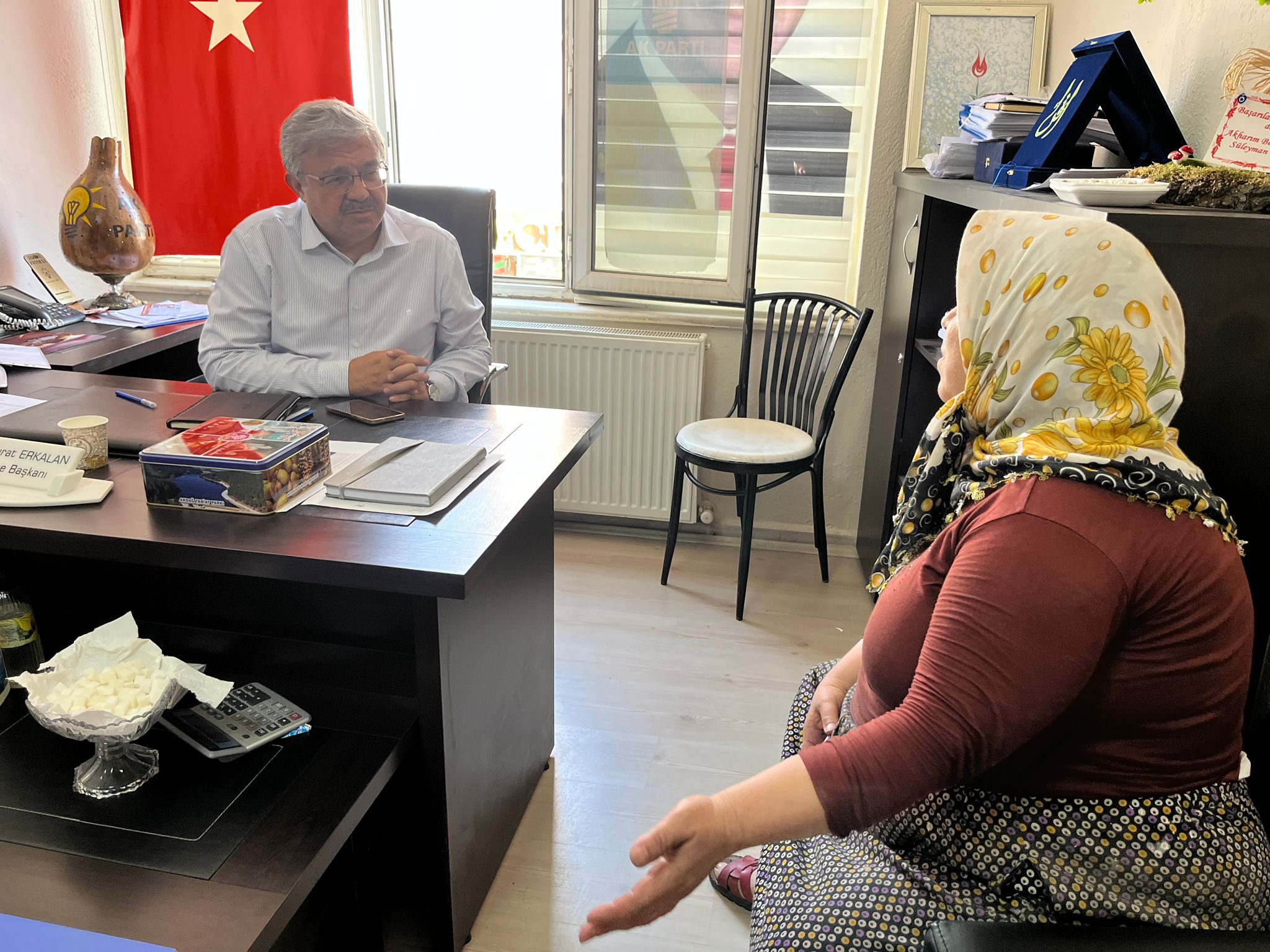 Halk Günü toplantılarına devam eden TBMM Başkanlık Divanı Kâtip Üyesi