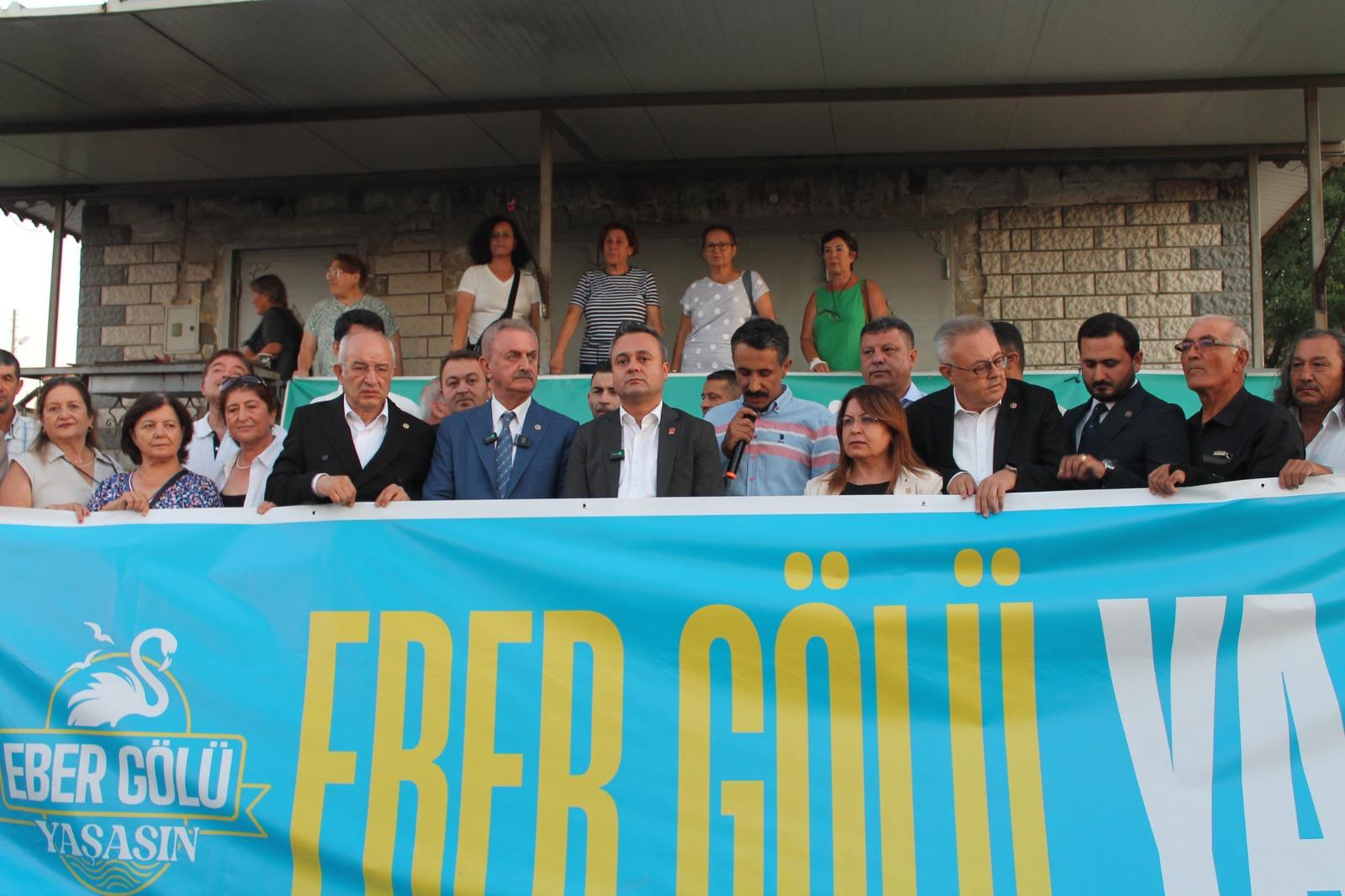 Türkiye’nin en önemli sulak alanlarından biri olan Eber Gölü için