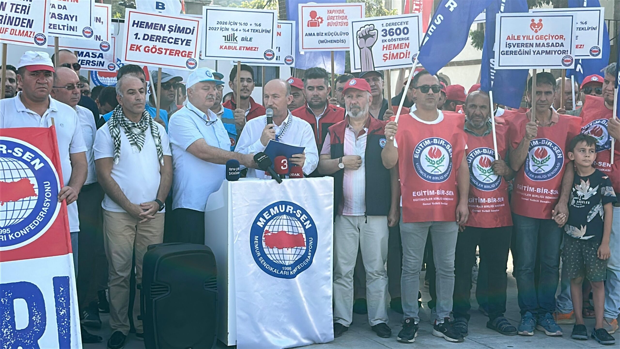 Afyonkarahisar’da Memur-Sen İl Temsilciliği, 8. Dönem Toplu Sözleşme süreciyle ilgili