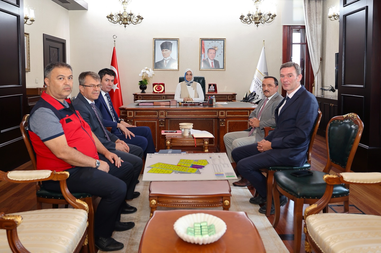 Afyonkarahisar Valisi Doç. Dr. Kübra Güran Yiğitbaşı’nın başkanlığında gerçekleştirilen Organize