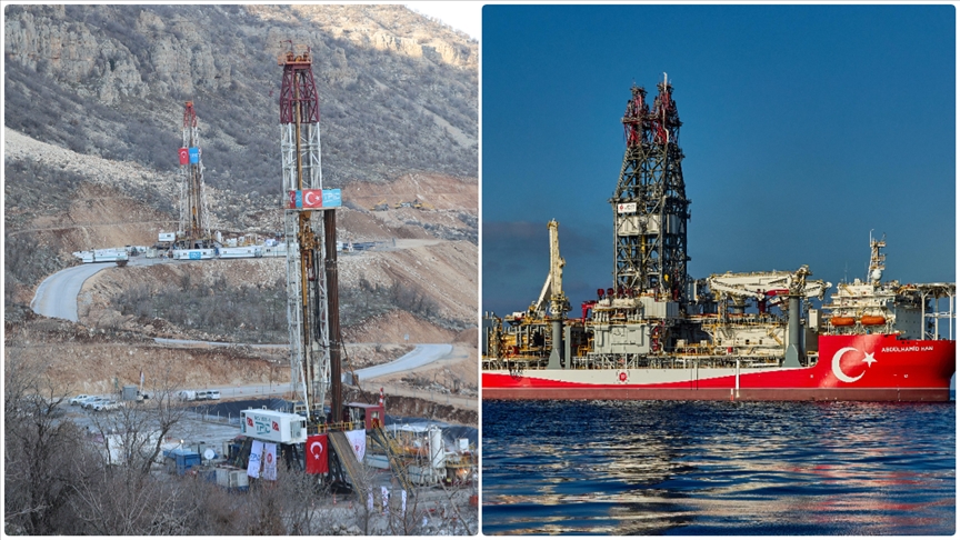 Türkiye’nin toplam petrol üretimi temmuzda 4 milyon varil, doğal gaz