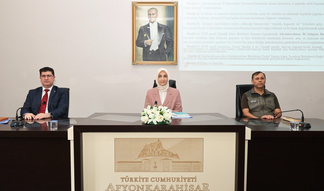 Vali Doç. Dr. Kübra Güran Yiğitbaşı başkanlığında Hayvan Hakları Koruma