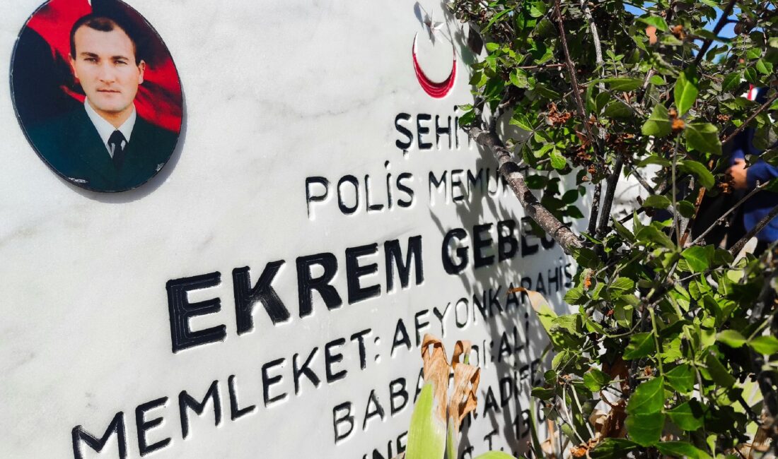 Afyonkarahisar’ın Çobanlar ilçesinde, şehit polis memuru Ekrem Gebece, şehadetinin 33.