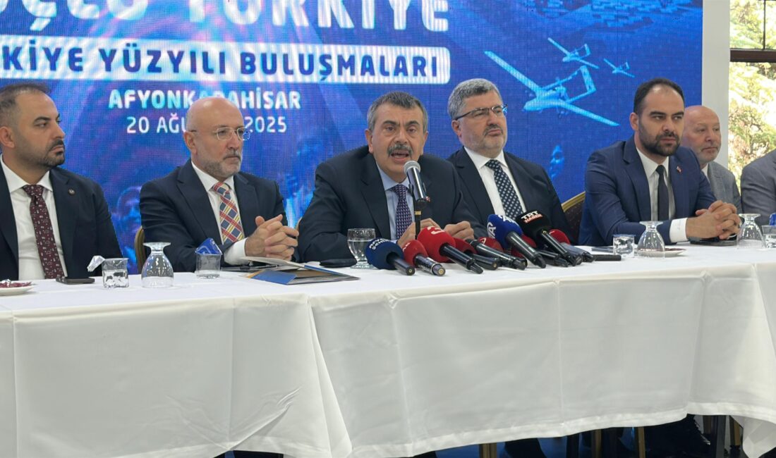 Afyonkarahisar’da önemli açıklamalar yapan Millî Eğitim Bakanı Prof. Dr. Yusuf