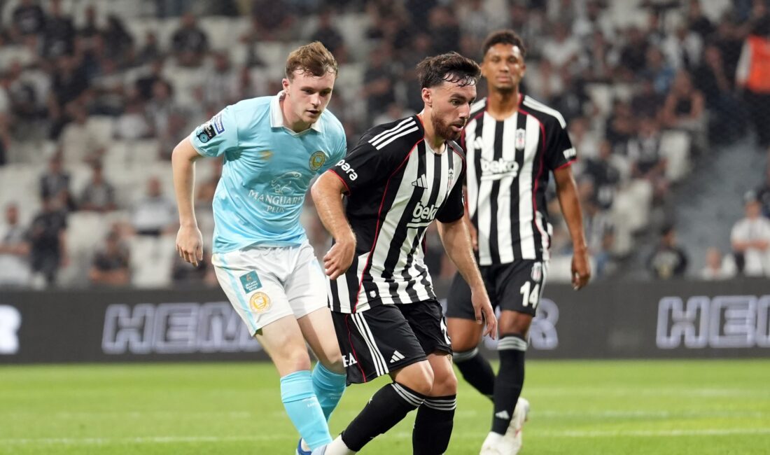 UEFA Konferans Ligi 3. eleme turu rövanşında Beşiktaş, konuk ettiği