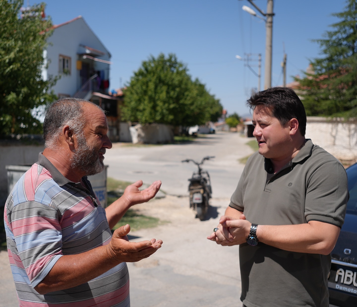 Bolvadin Belediye Başkanı Derviş Aynacı, Muhtarlar Derneği Başkanı İbrahim Eriş