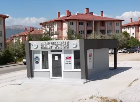 Afyonkarahisar’ın Dinar ilçesinde, belediye hizmetlerinin mahalle ölçeğinde daha ulaşılabilir olması