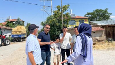 İhsaniye Belediye Başkanı Emine Gökçe, AKSA İl Müdürü Tuncay Gezer,