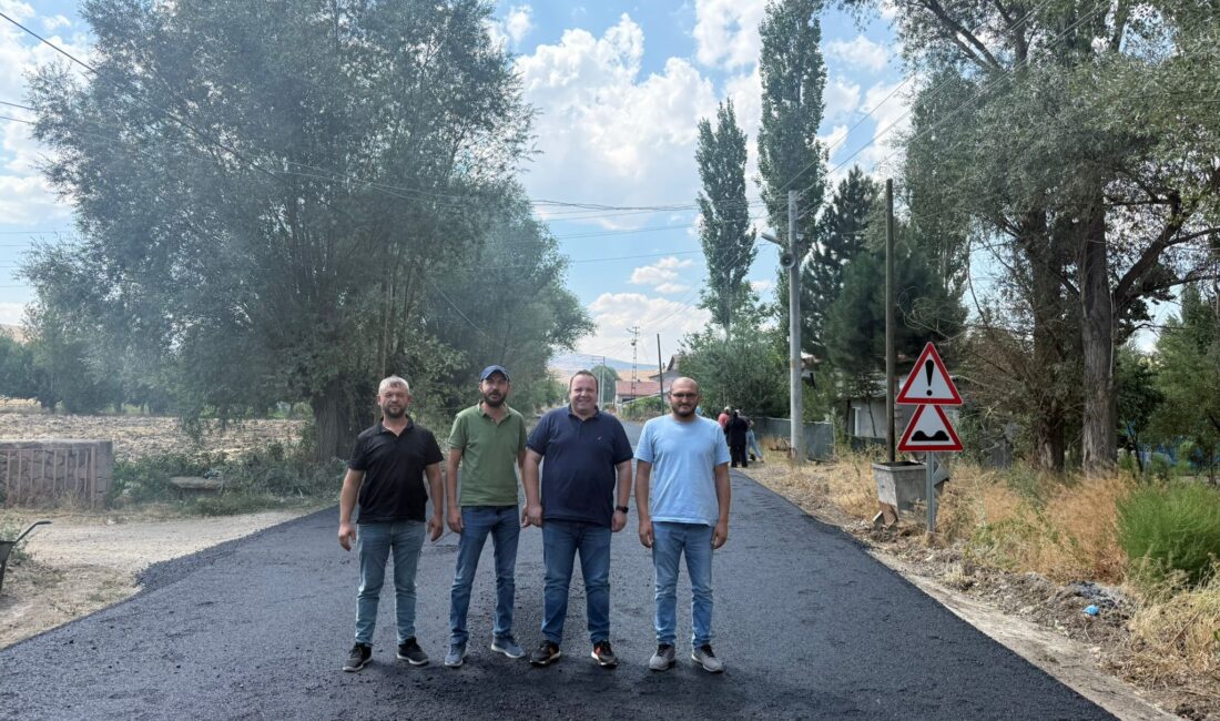 Afyonkarahisar’ın Şuhut ilçesinde bulunan Ortapınar Mahallesi’nde başlatılan asfalt çalışmalarında sona