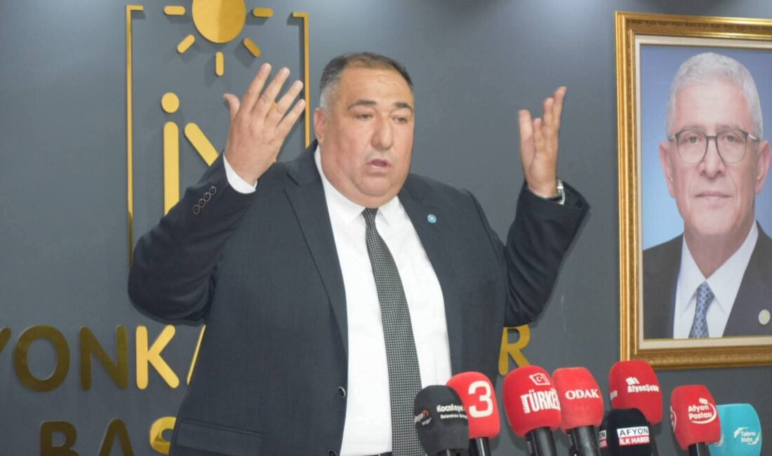 İYİ Parti Afyonkarahisar İl Başkanı Muhammet Mısırlıoğlu, yazılı bir açıklama