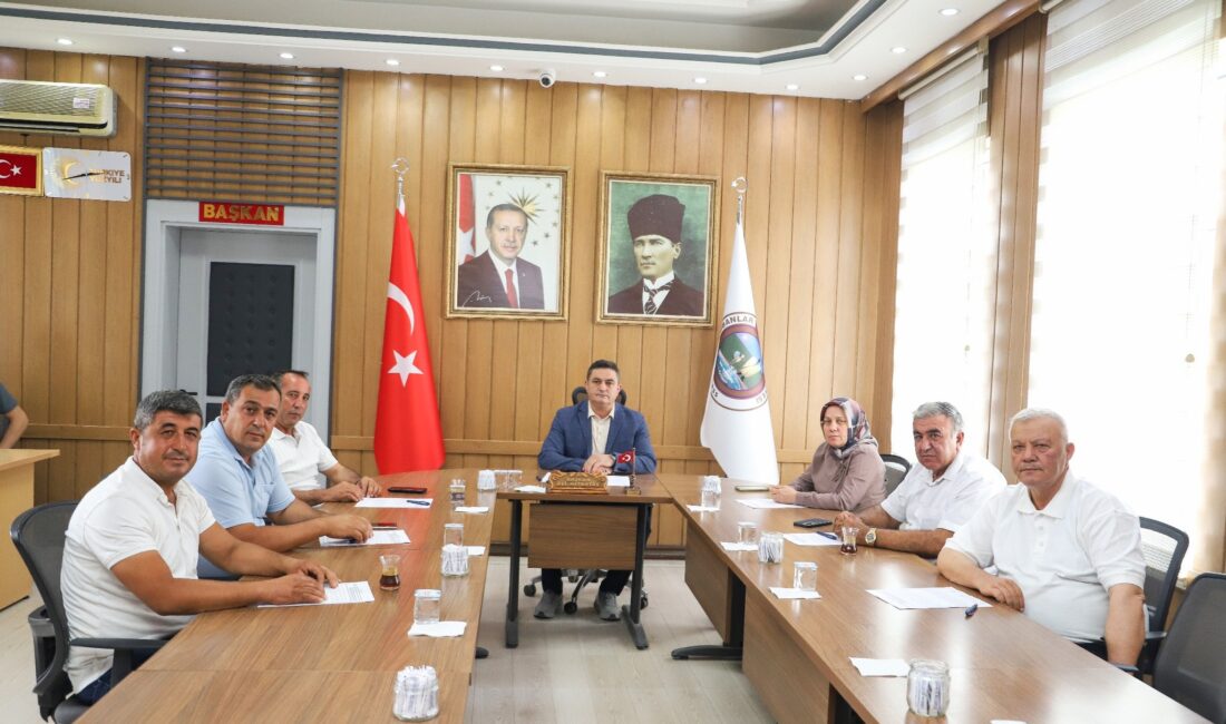 Çobanlar Belediye Başkanı Ali Altuntaş başkanlığında, Ağustos ayı Belediye Meclis