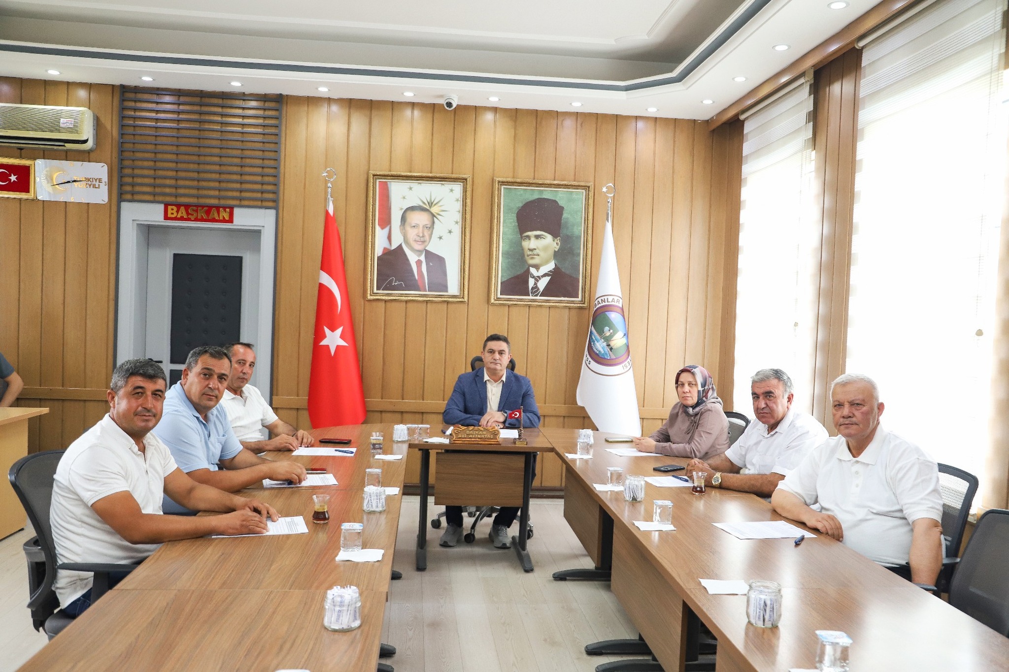 Çobanlar Belediye Başkanı Ali Altuntaş başkanlığında, Ağustos ayı Belediye Meclis