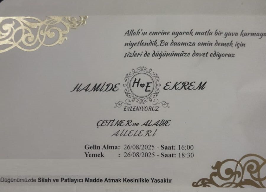 Afyonkarahisar'da dünya evine girmeye hazırlanan Halime ve Ekrem çifti, düğün