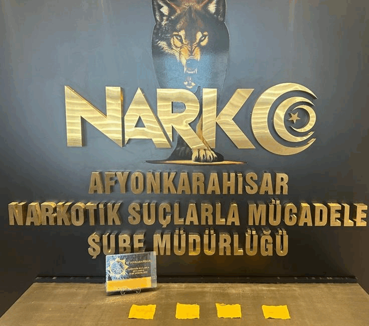 Afyonkarahisar İl Emniyet Müdürlüğü’nün uyuşturucu ile mücadele kapsamında yürüttüğü çalışmalarda,