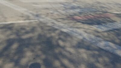 Afyonkarahisar Devlet Hastanesi acil girişinde bulunan yaya geçidi, ilginç görüntüsüyle