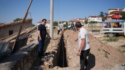 Bolvadin Belediyesi Su ve Kanalizasyon İşleri Müdürlüğü ekipleri, Cirit Mahallesi