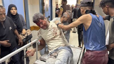 İsrail ordusunun, Gazze’de Han Yunus’taki Nasır Hastanesine düzenlediği hava saldırısında