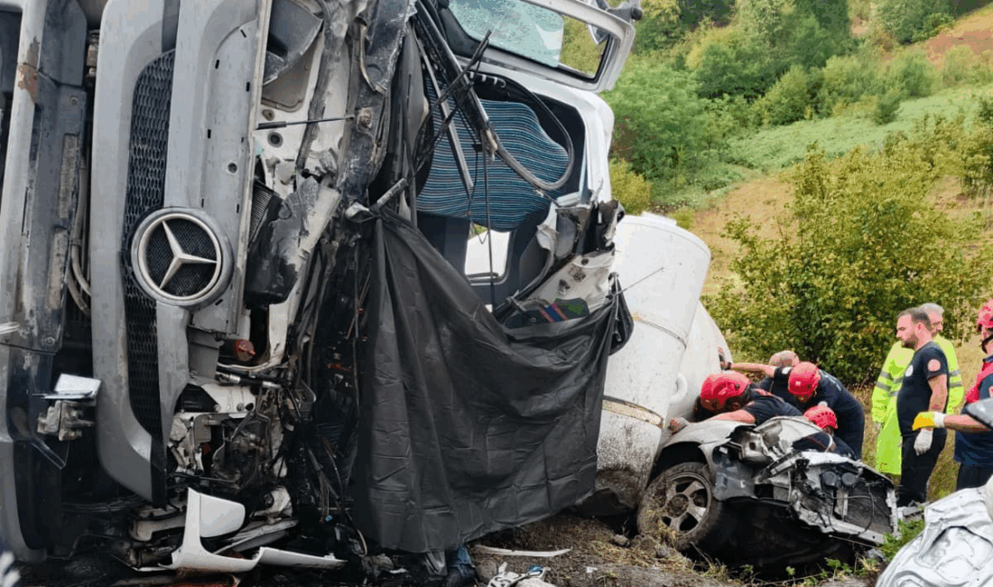 Zonguldak'ın Ereğli ilçesinde meydana gelen elim bir trafik kazasında, sürücüsünün