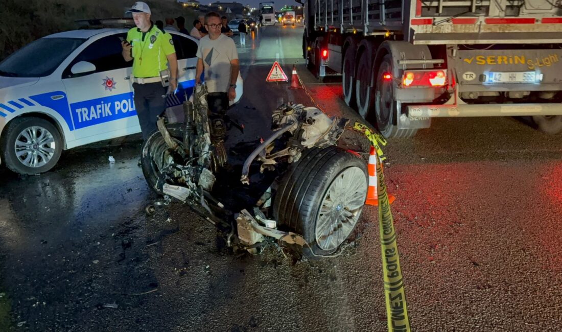 Ankara'nın Polatlı ilçesinde meydana gelen elim bir trafik kazasında, kontrolden