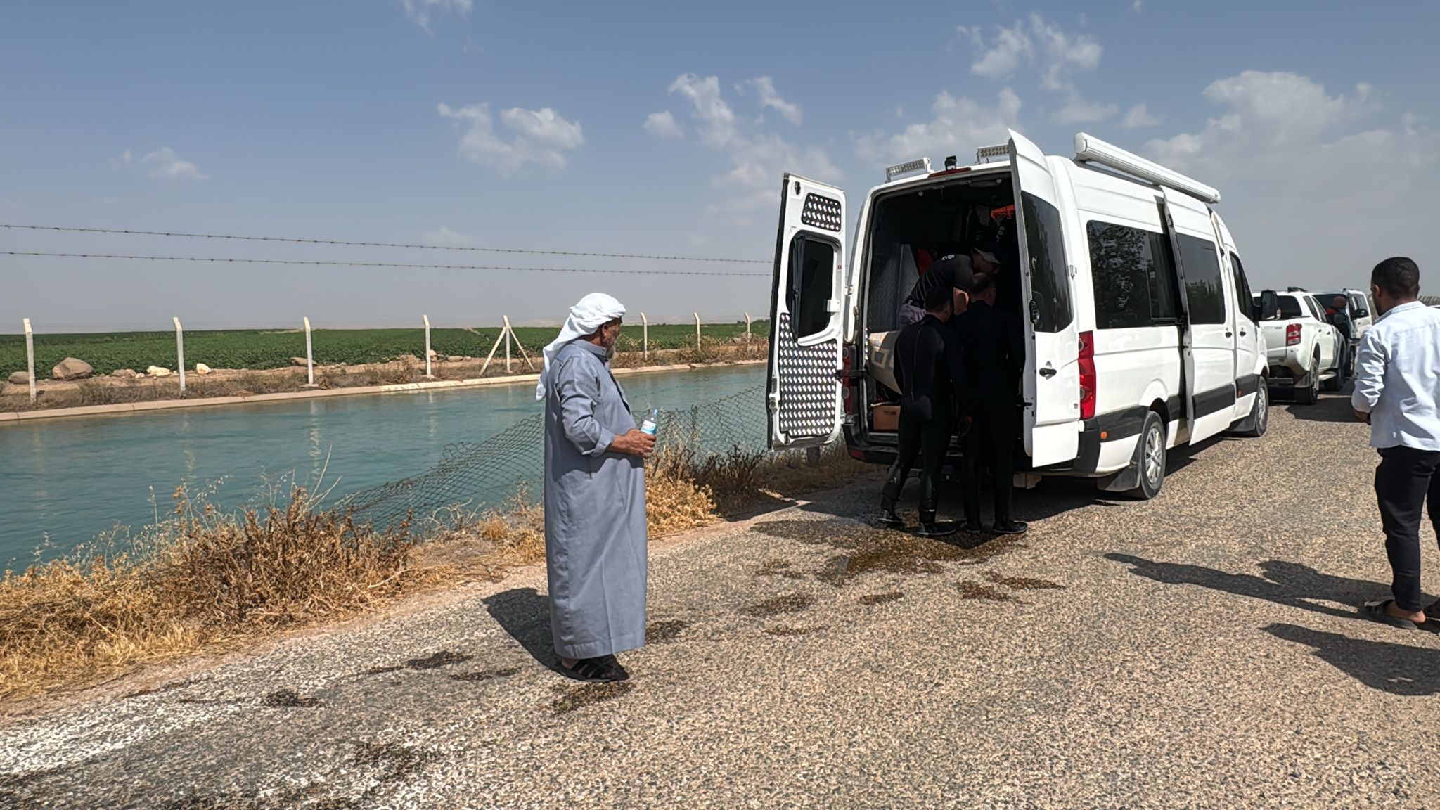 Şanlıurfa'nın Haliliye ilçesinde, serinleme niyetiyle girdiği sulama kanalının güçlü akıntısına