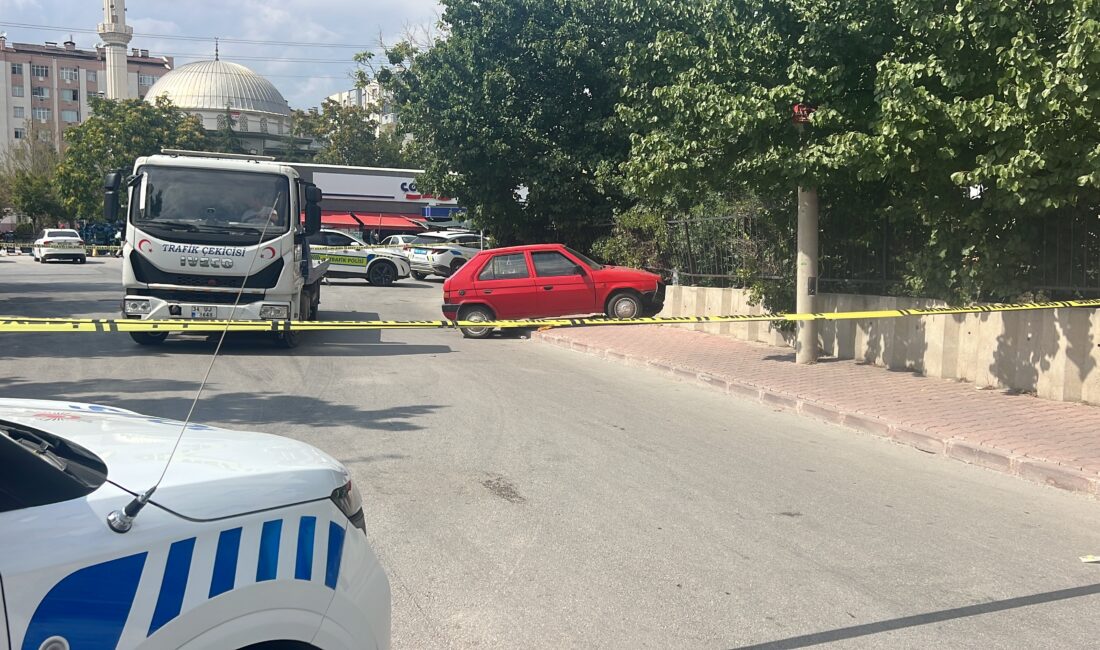 Konya'da trafik denetimi sırasında dur ihtarına uymayan bir sürücü, polis