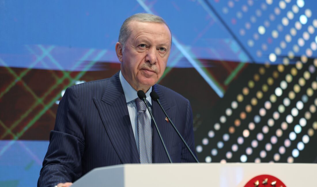 İstanbul'da Dış Ekonomik İlişkiler Kurulu (DEİK) programında konuşan Cumhurbaşkanı Recep