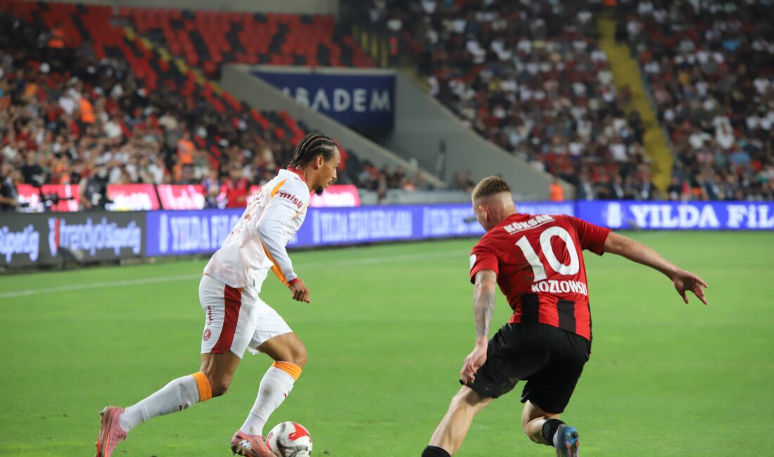 Galatasaray, 2025-2026 Süper Lig sezonunun açılış haftasında, Gaziantep'te karşılaştığı Gaziantep
