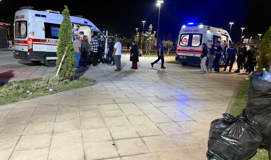 Ankara'nın Sincan ilçesinde henüz belirlenemeyen bir nedenle iki grup arasında