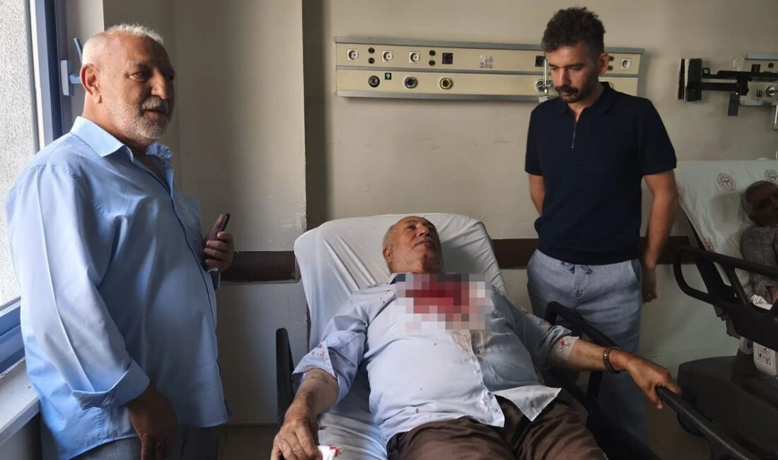 Iğdır'da bir cami bahçesinde yaşanan tartışmayı ayırmaya çalışan imam Zeki