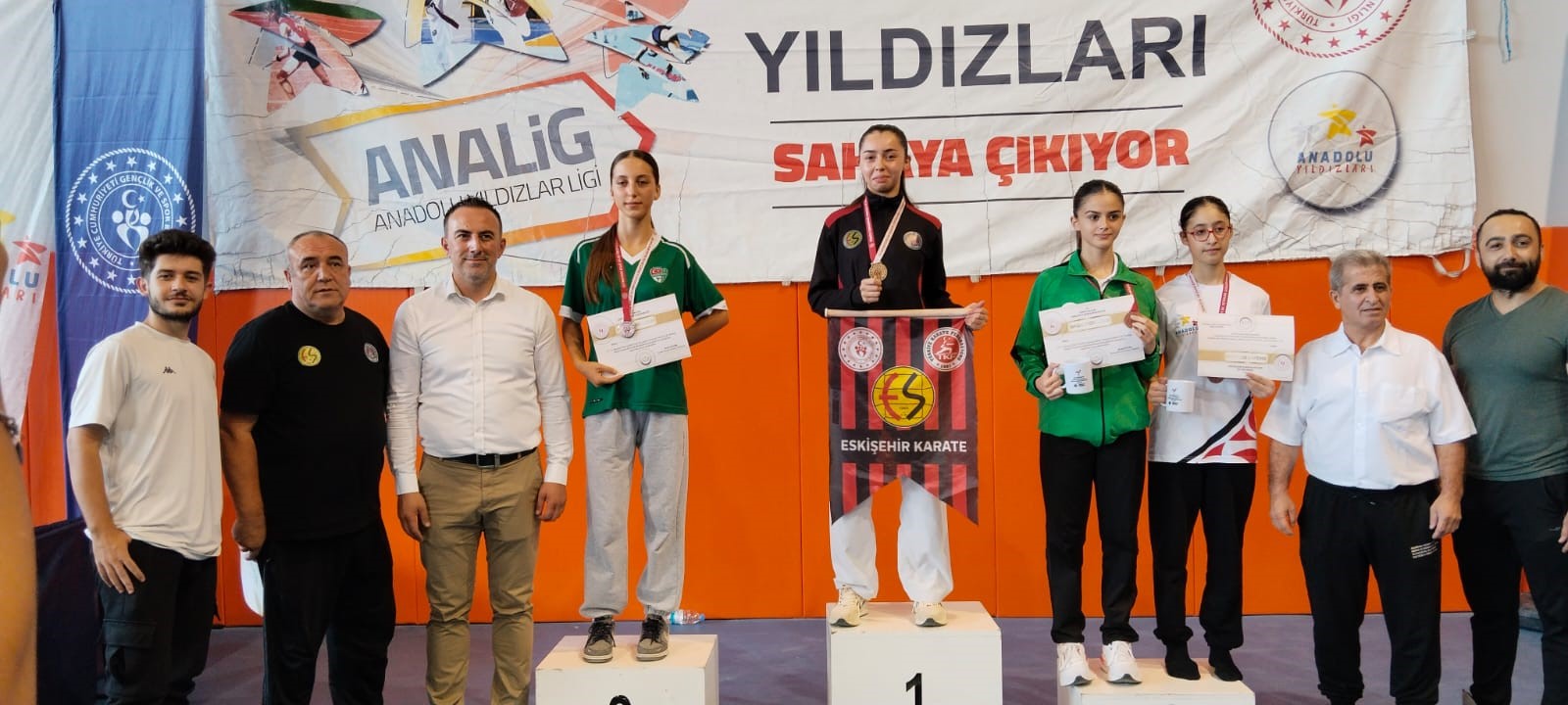 Eskişehirli genç sporcu Doğa Açıkgöz, Konya'nın Kulu ilçesinde gerçekleştirilen Anadolu