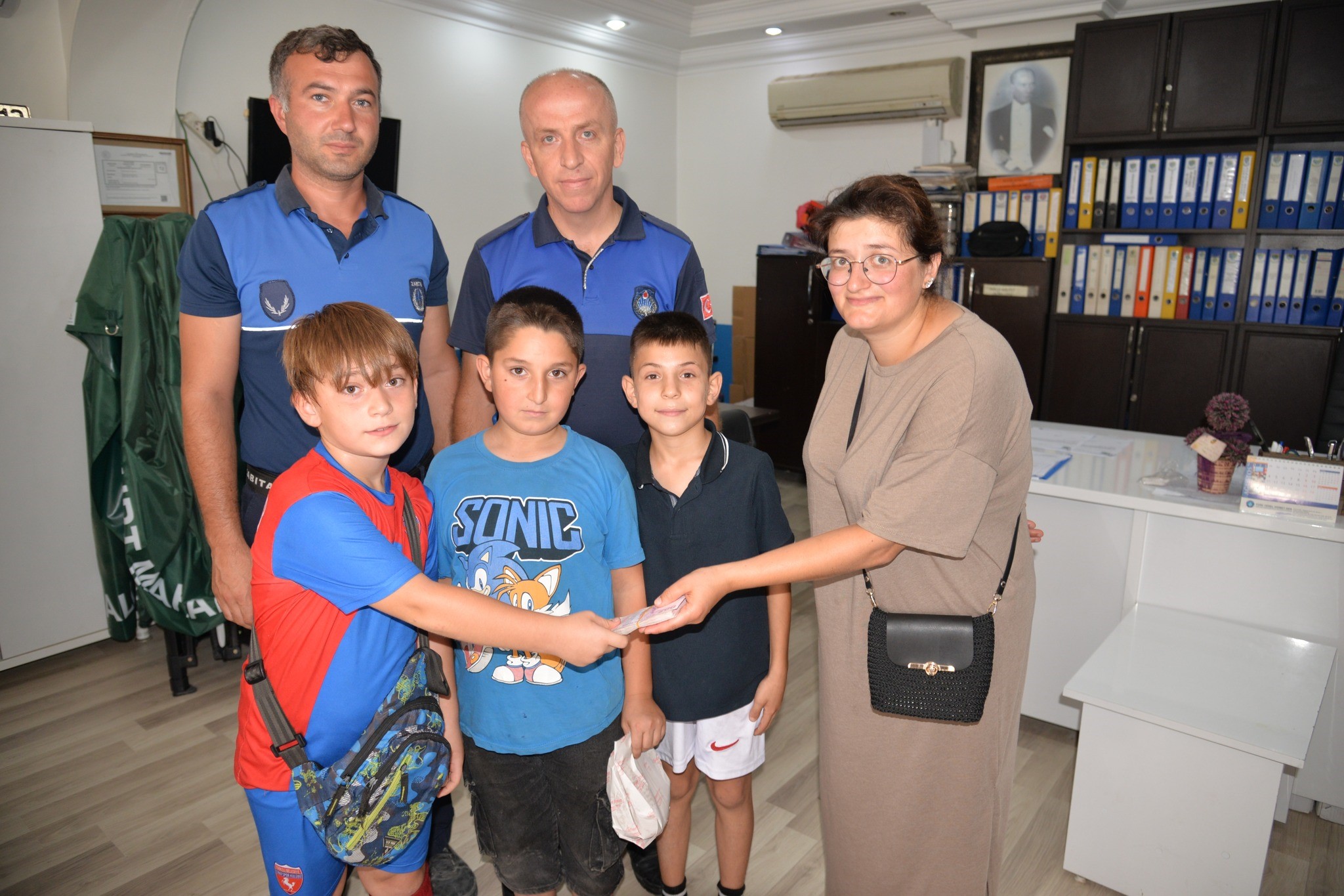 Sinop'un Türkeli ilçesinde, üç çocuk tarafından bulunan 13 bin 400