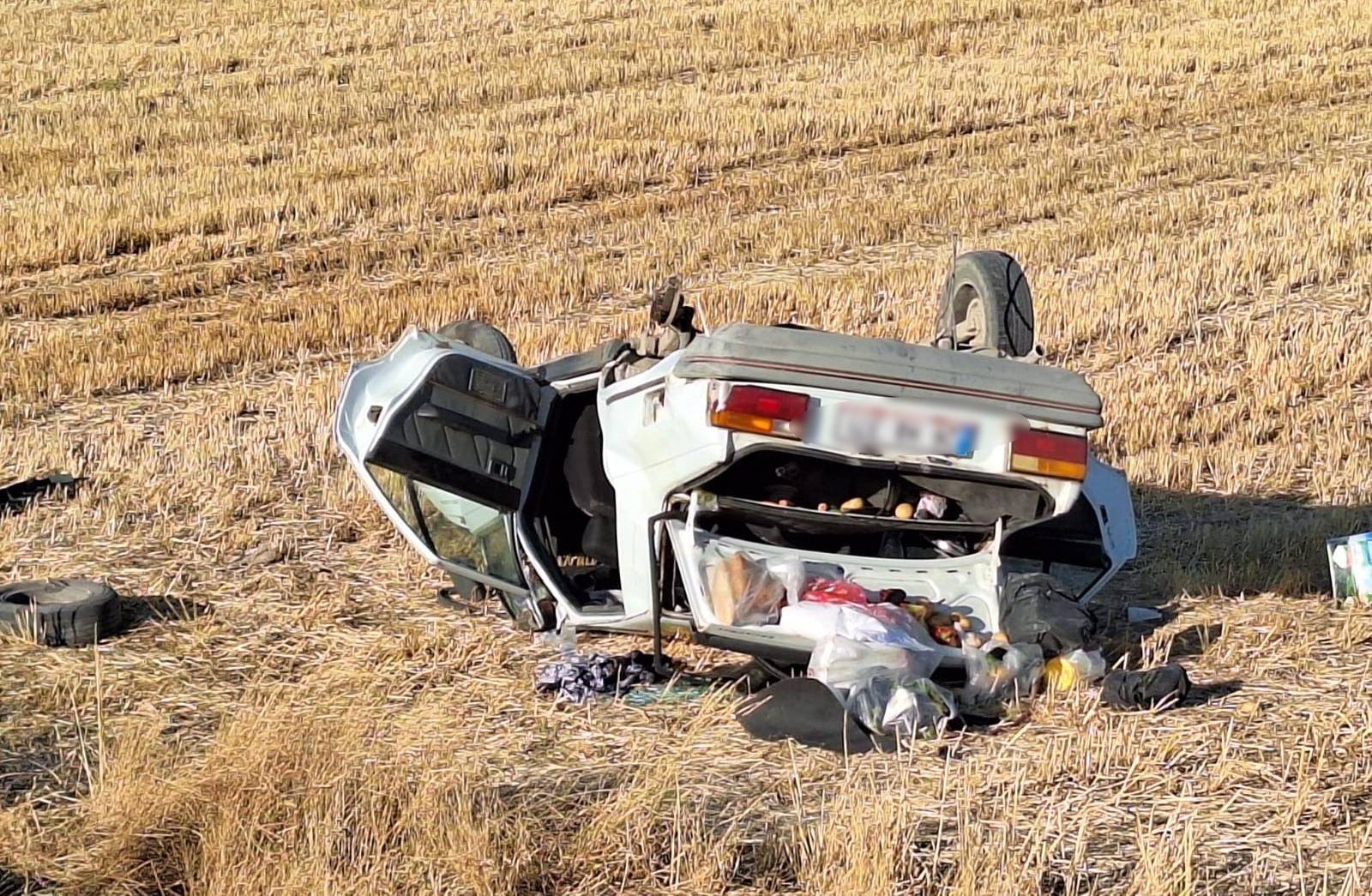 Kütahya'nın Emet ile Hisarcık ilçeleri arasındaki karayolunda bir trafik kazası