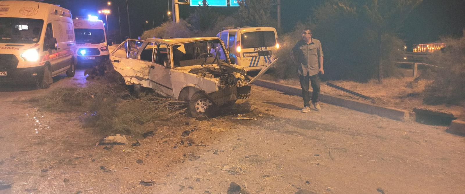 Burdur’da polisin ‘dur’ ihtarına uymayan otomobil sürücüsü, kovalamaca sırasında önce