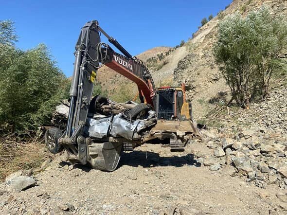 Adıyaman’ın Sincik ilçesinde meydana gelen trafik kazasında, kontrolden çıkan otomobil