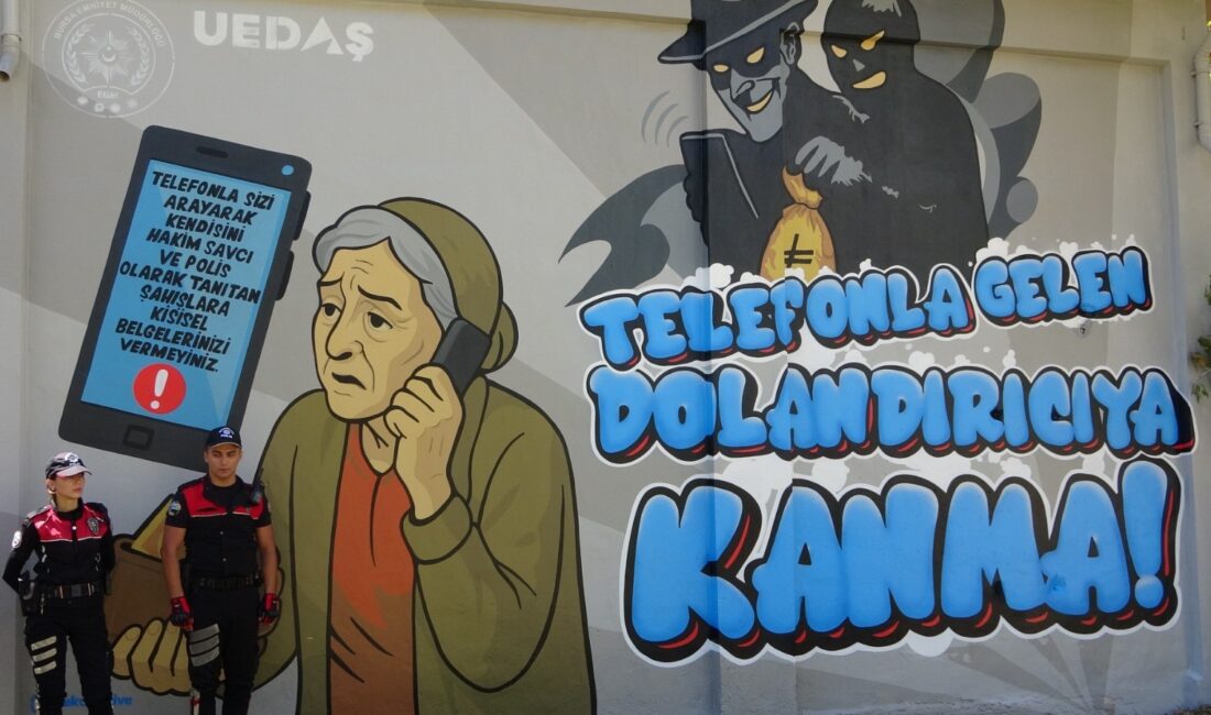 UEDAŞ’tan toplumsal farkındalık projesi: Trafolara dolandırıcılık uyarısı grafitisi Güney Marmara’nın elektrik dağıtımını sağlayan UEDAŞ, toplumsal farkındalık projelerine bir