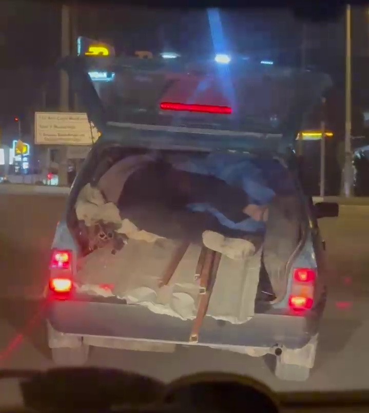 Adıyaman merkez Altınşehir Mahallesi Küçük Sanayi Sitesi yakınlarında trafikte seyir