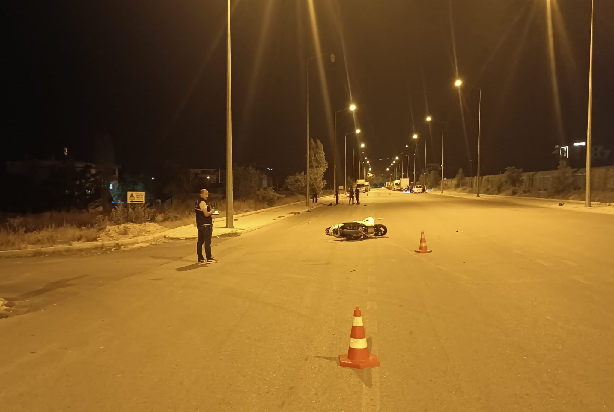 Isparta'da gece saatlerinde meydana gelen elim bir trafik kazasında iki