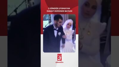 2 gündür uyumayan damat, pasta kesilirken yere yığıldı! Şırnak’ta 2