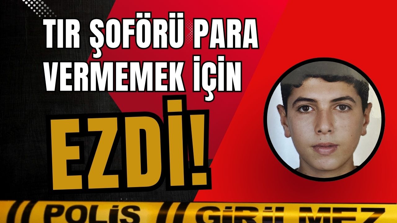  Mersin'de bir tamir atölyesinde tırın altındaki bakım malzemelerini almak isteyen
