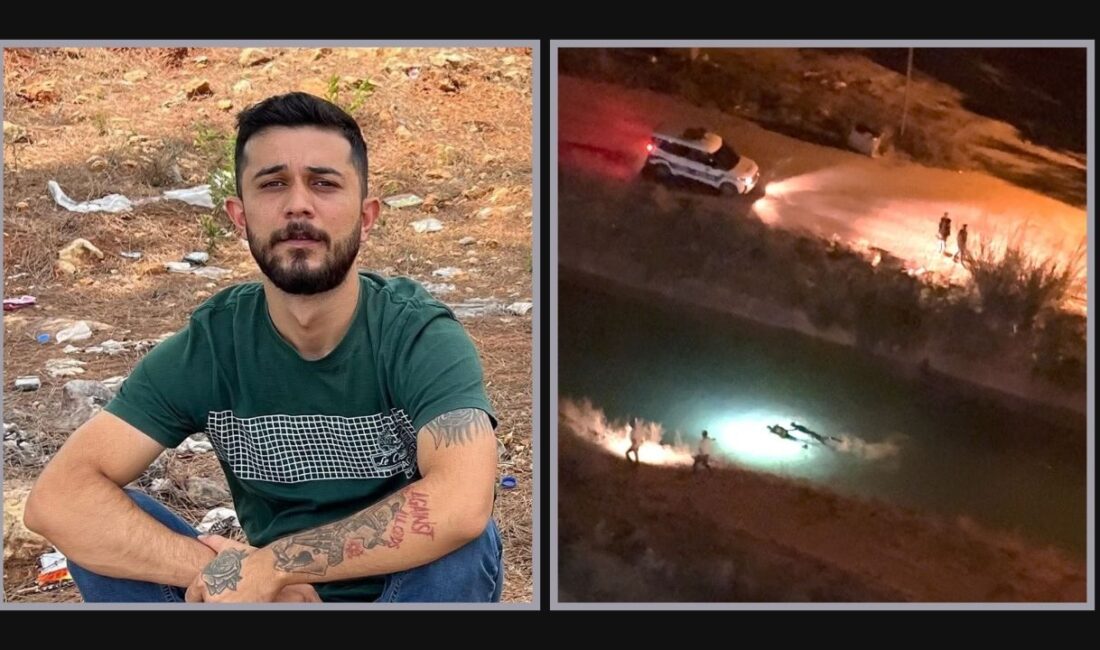 Mersin’in Tarsus ilçesinde Devlet Su İşleri’ne (DSİ) ait sulama kanalında