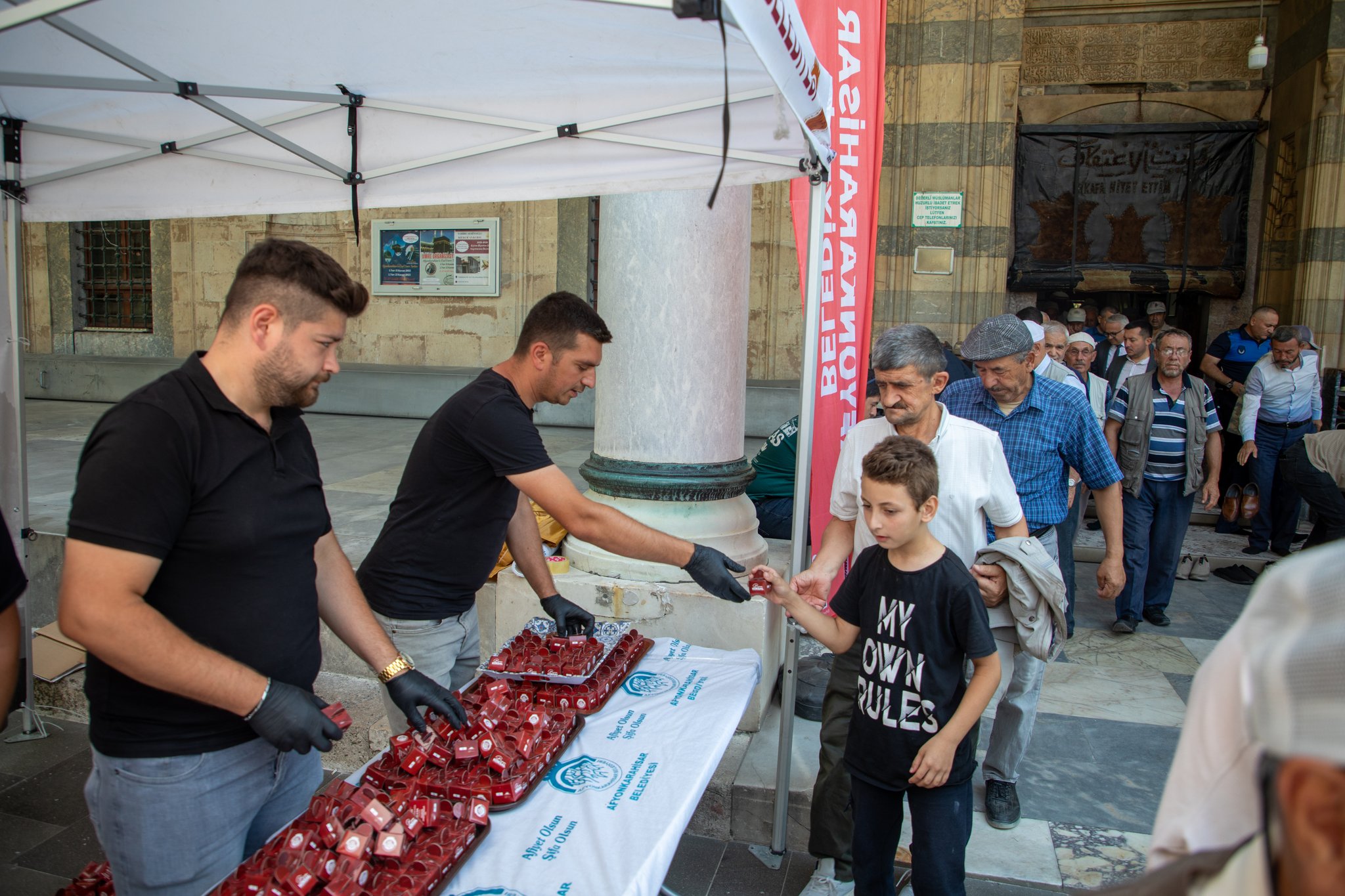 Afyonkarahisar Belediyesi, Zafer Haftası etkinlikleri kapsamında İmaret Camii’nde Aziz Şehitler