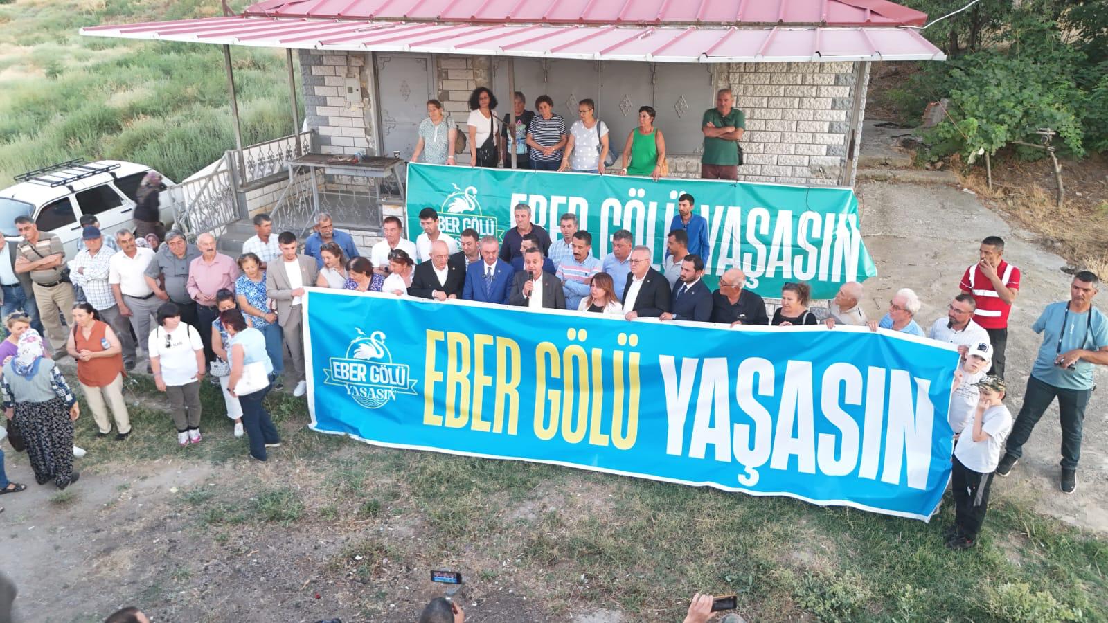 Türkiye'nin en önemli sulak alanlarından biri olan Eber Gölü için