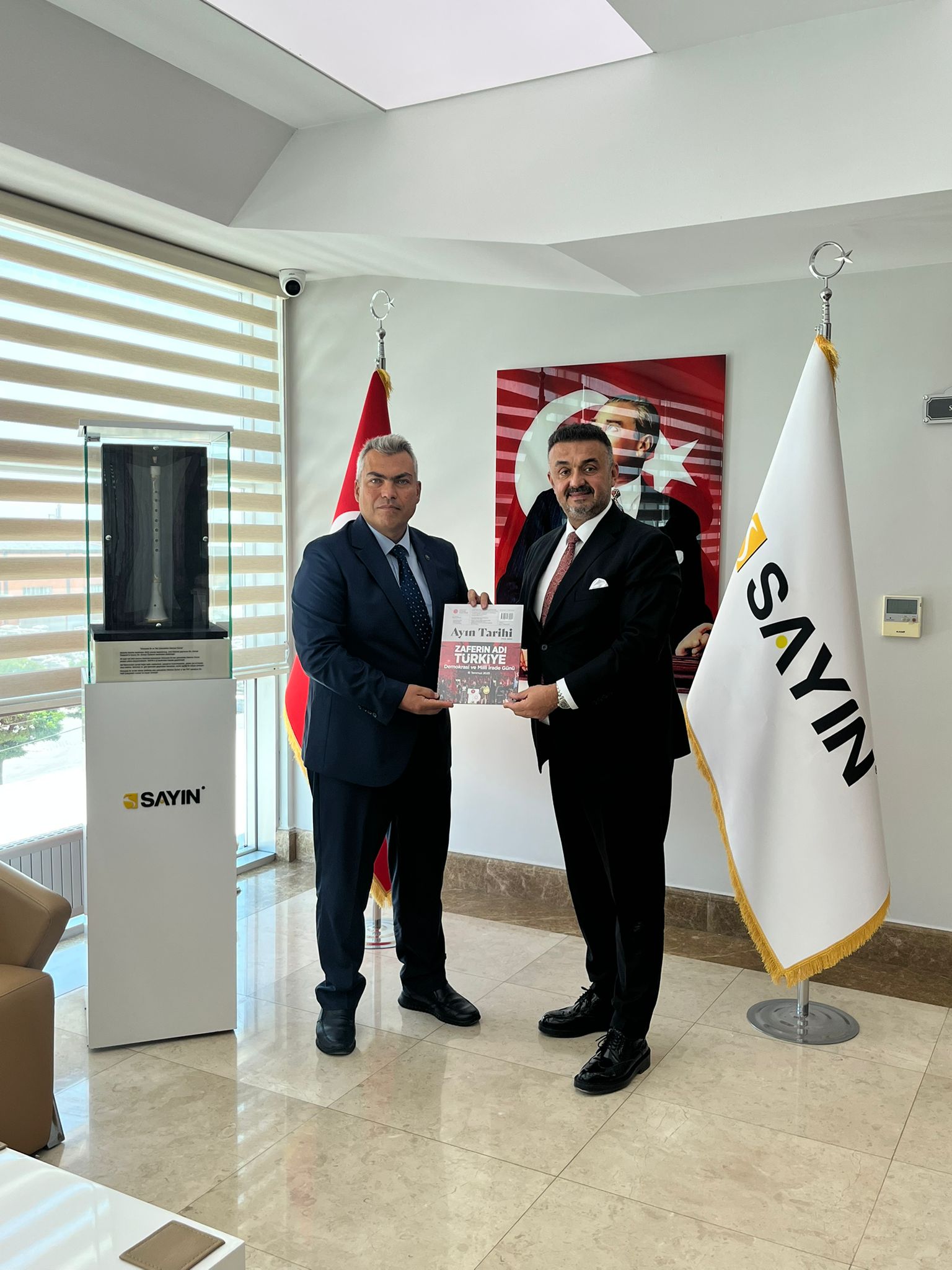 İletişim Başkanlığı Afyonkarahisar Bölge Müdürü Uğur Ülgen, SAYIN A.Ş. Yönetim