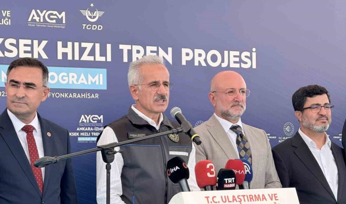 Ulaştırma ve Altyapı Bakanı Abdulkadir Uraloğlu, "Toplam 505 kilometre uzunluğunda