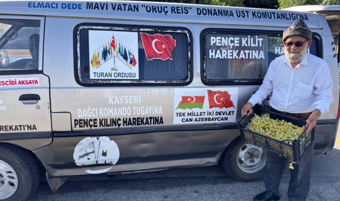 Denizli'de yaşayan 75 yaşındaki Muhammet Yılmaz, Ege Ordusu Komutanlığı'nda görev